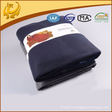 2015 Новый стиль моды Home Textile Woven Plain 100% Полиэфирный флис Snuggle Blanket